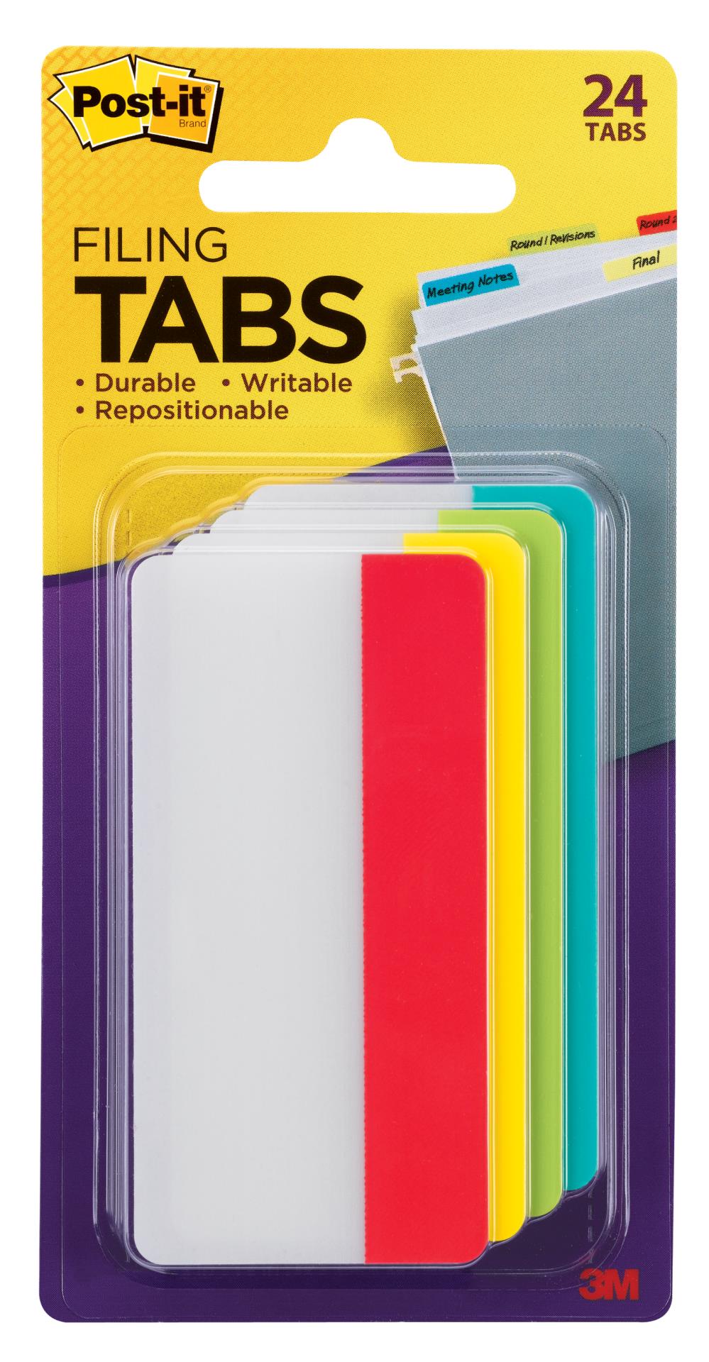 7010331966 - post-it03 filing tabs 686-alyr3in, 3 in. x 1.