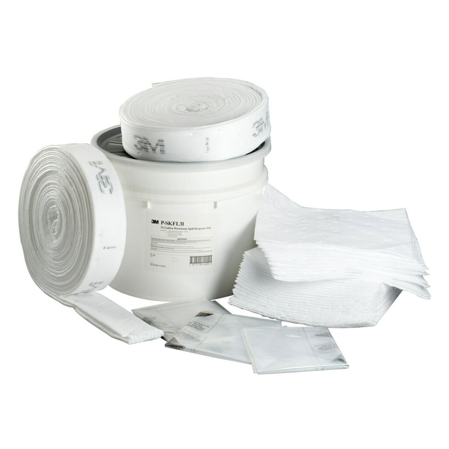 7000051990 - 3M Petroleum Sorbent Spill Kit -SKFL31, 31 Gallons, 1 Each/Case