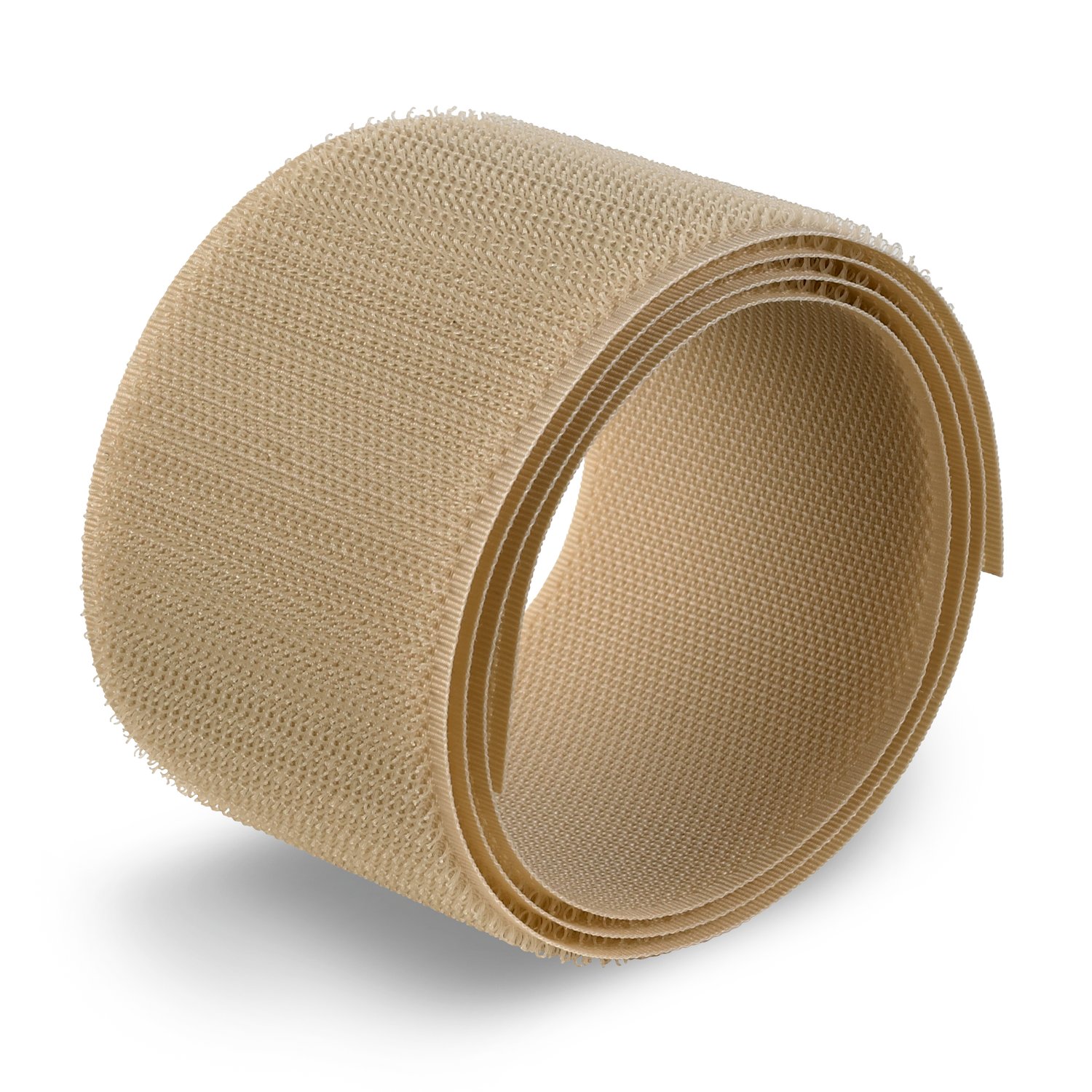 7010301543 - 3M Loop Fastener SJ3401, Beige, 4 in x 50 yd, 3 rolls per case