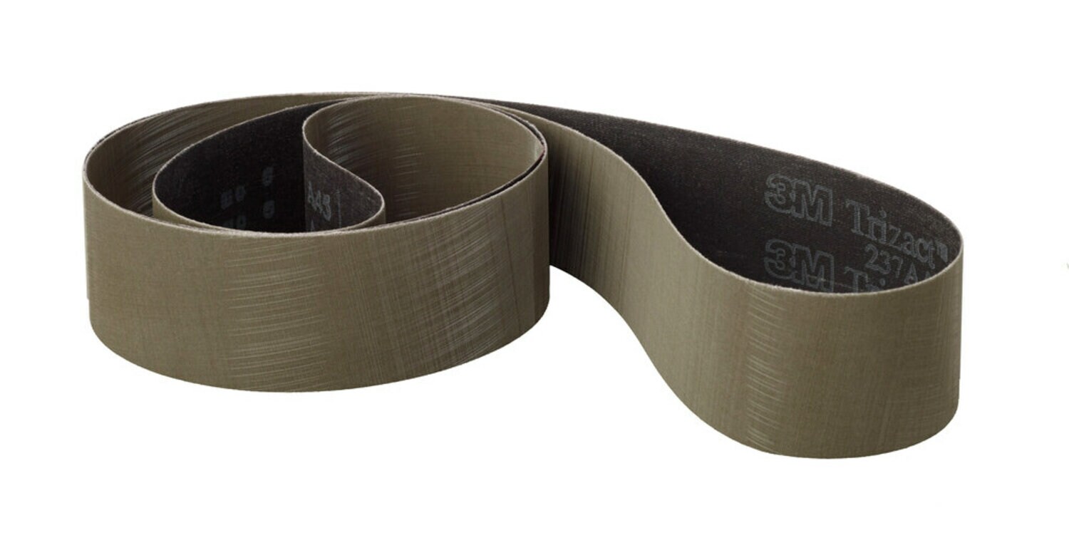7010328207 - 3M Trizact Cloth Belt 237AA, A30 X-weight, 4 in x 118 in, Film-lok,
Full-flex, 50 ea/Case