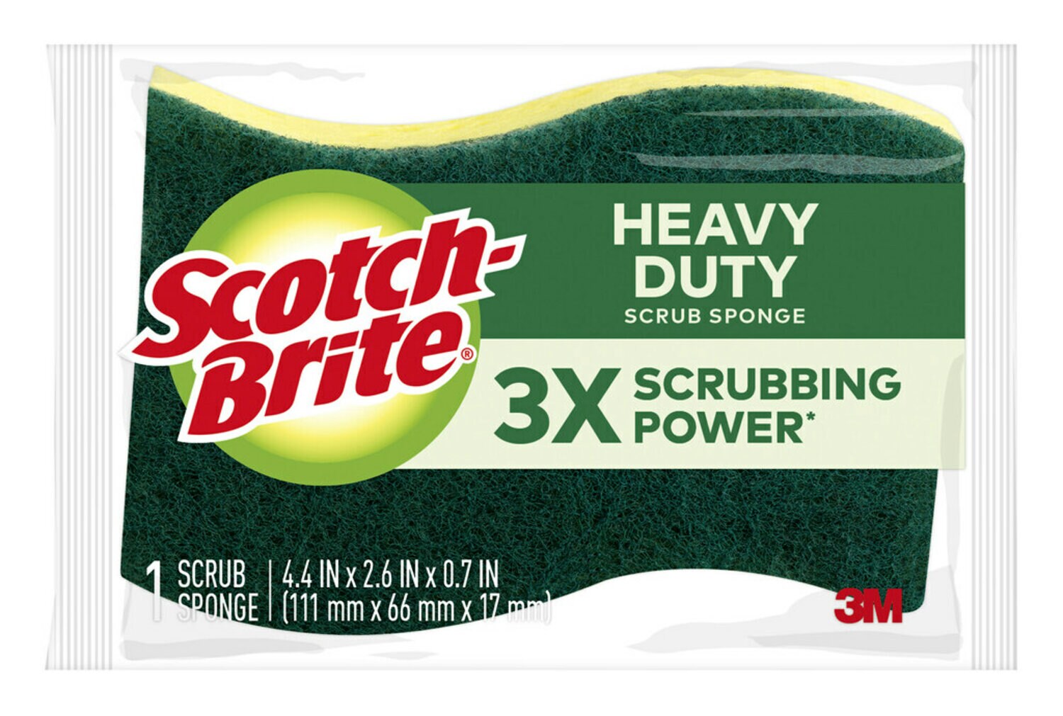 3M Scotch Brite Cellulose Medium Duty Scrubbing Sponge 6 14 H x 3
