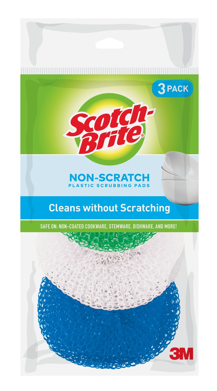 7100077895 - Scotch-Brite All Surface Scrubbing Pad, 215-FW, 12/3