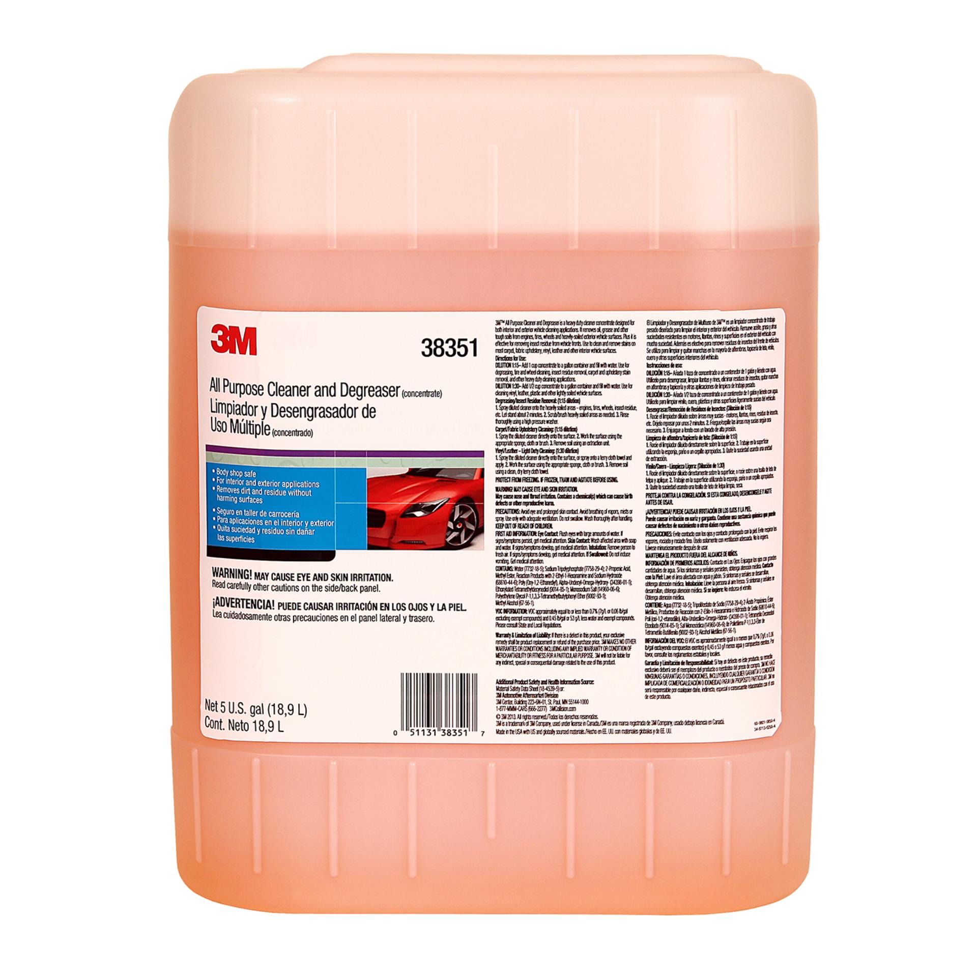 00051131383517 3M™ All Purpose Cleaner and Degreaser, 38351, gal, per  case Aircraft products 3M 9394499