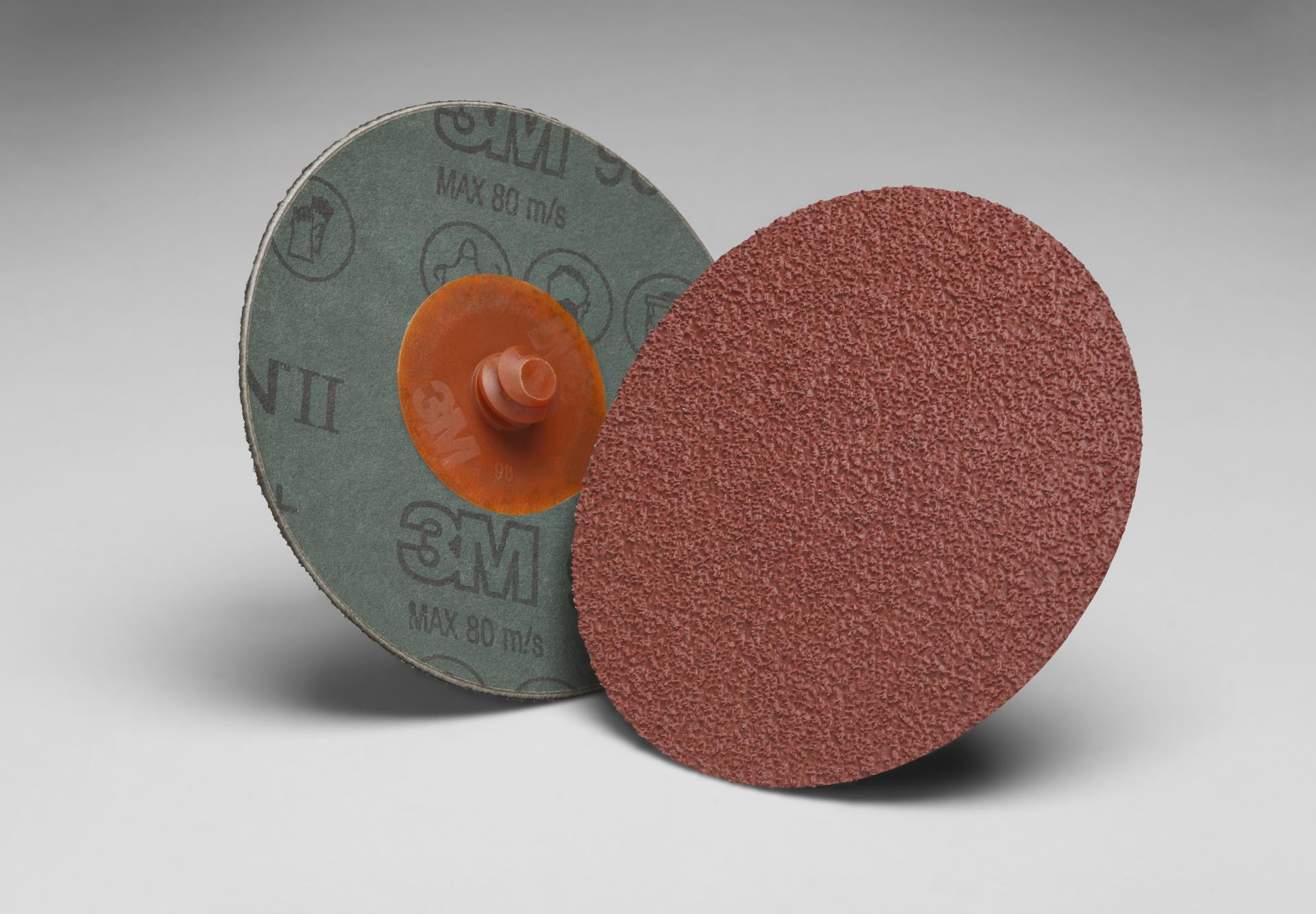 Standard Abrasives Quick Change TSM Ceramic Pro 2 Ply Disc 527316 1-1/2 in 80 3M 