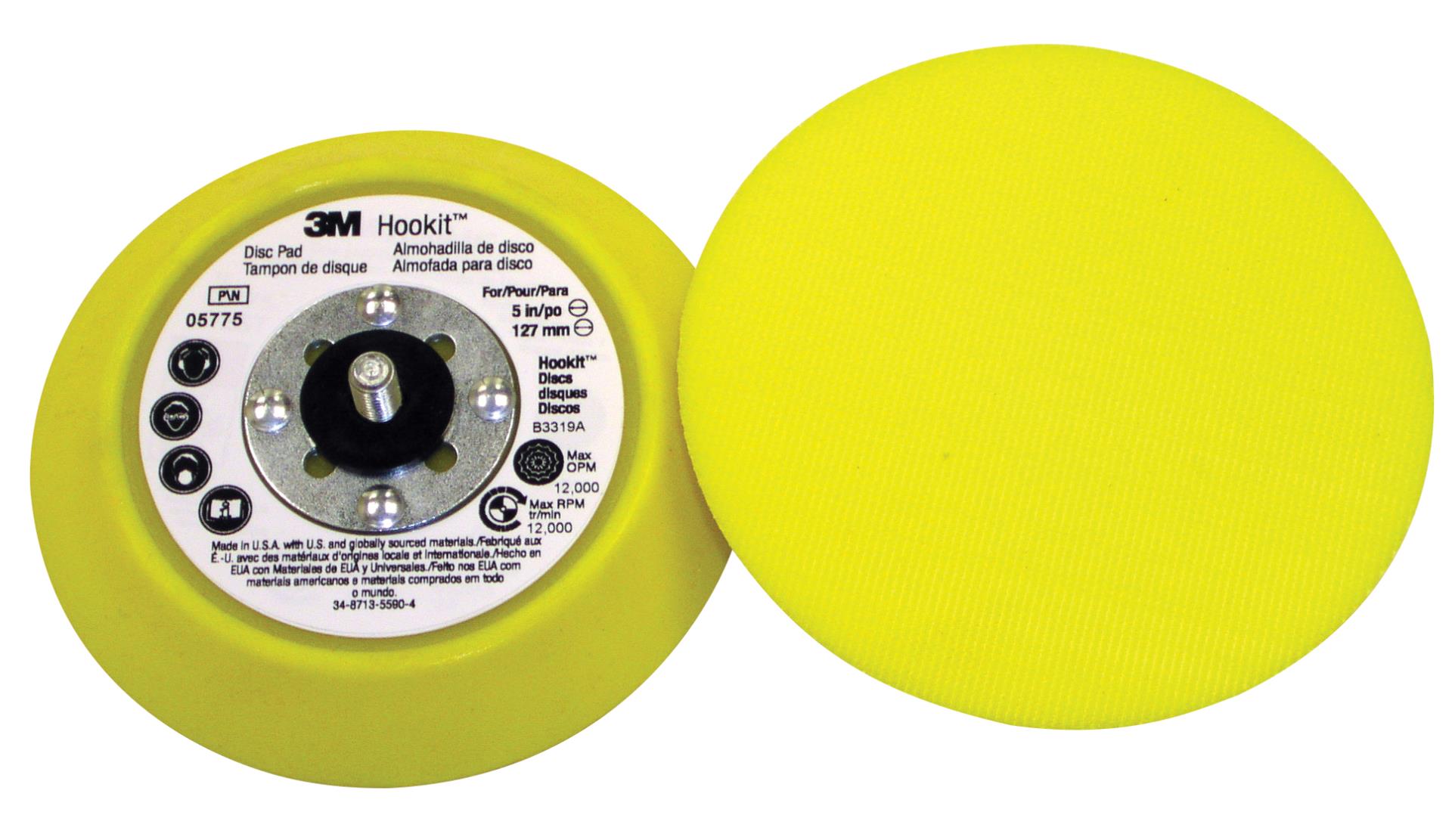 00051131057753 3M™ Hookit™ Disc Pad 05775, in x 3/4 in 5/16-24  External, 10 per case Aircraft products 3M 9373591