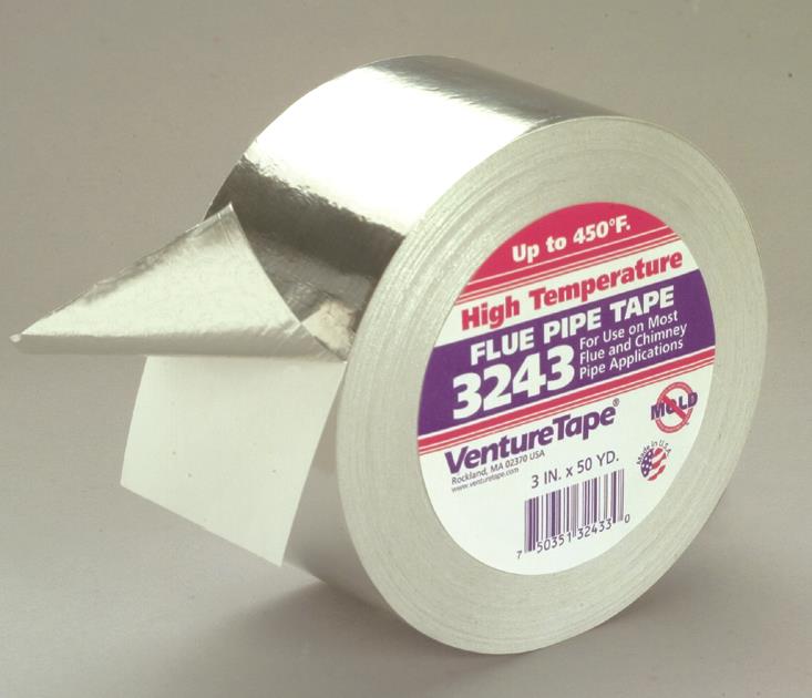 2 inches wide Similar to Venture tape NEW 3 ROLLS  Aluminum Foil Tape 50mm