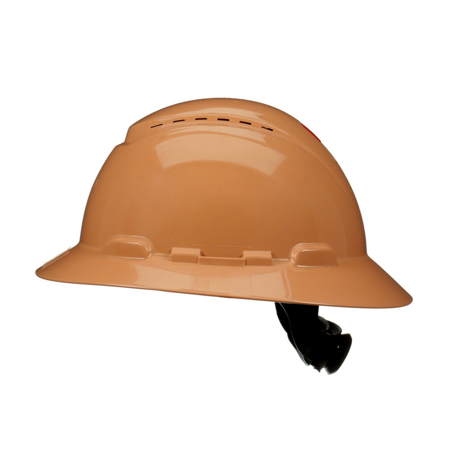 7100240042 - 3M SecureFit Full Brim Hard Hat H-811SFV-UV, Tan, Vented, 4-Point Pressure Diffusion Ratchet Suspension with UVicator, 20ea/Case