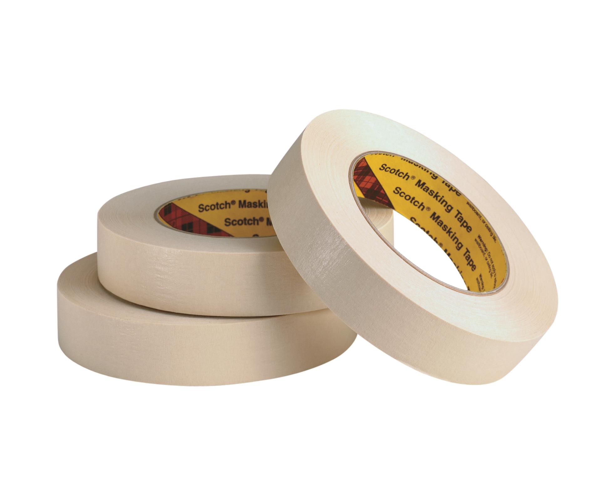 00051115173783 3M™ Paint Masking Tape 231/231A, Tan, in x 60 yd, 7.6  mil, 36 per case Aircraft products masking-tapes 9349309
