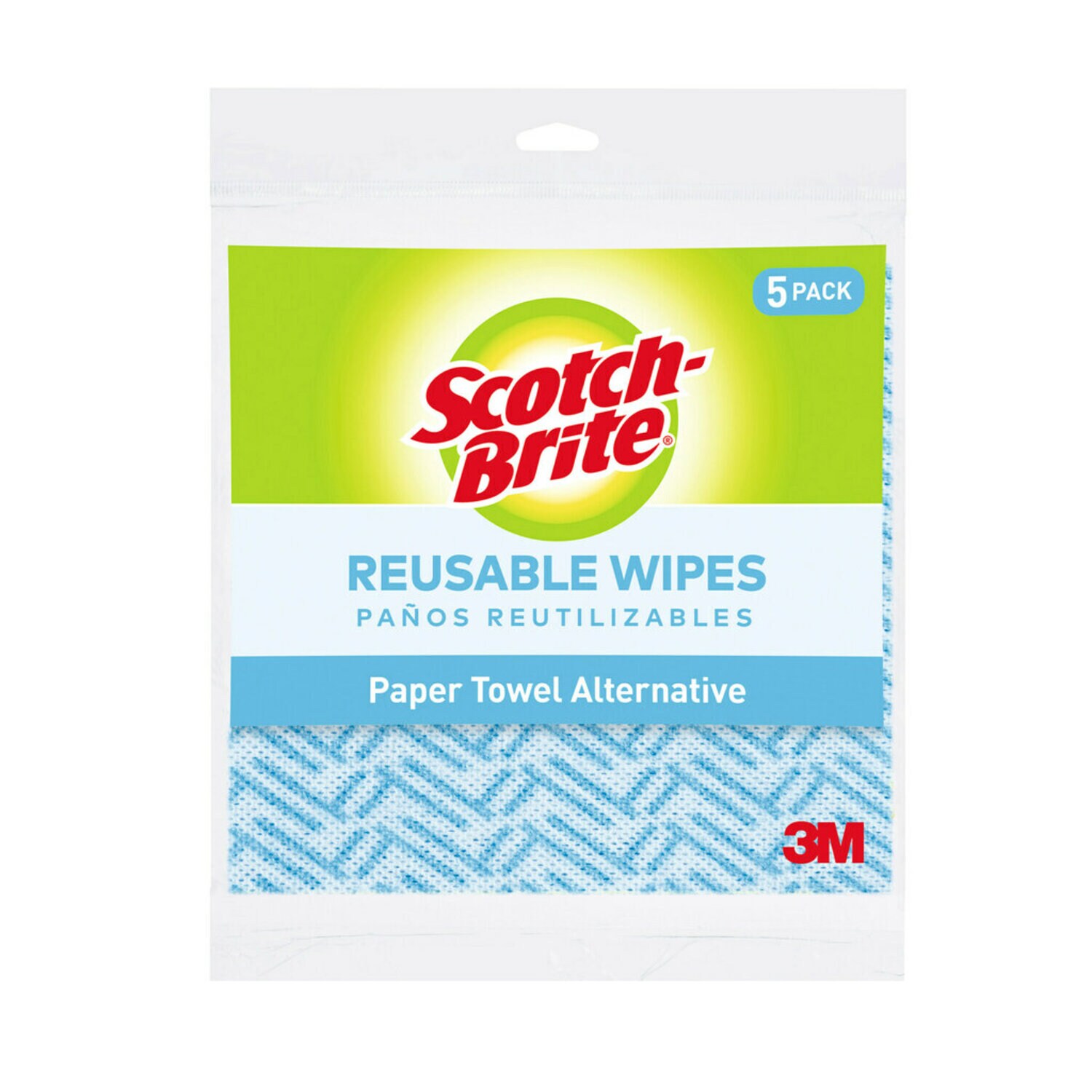 7100089794 - Scotch-Brite Reusable Wipes 9053-12-SM, 12/5