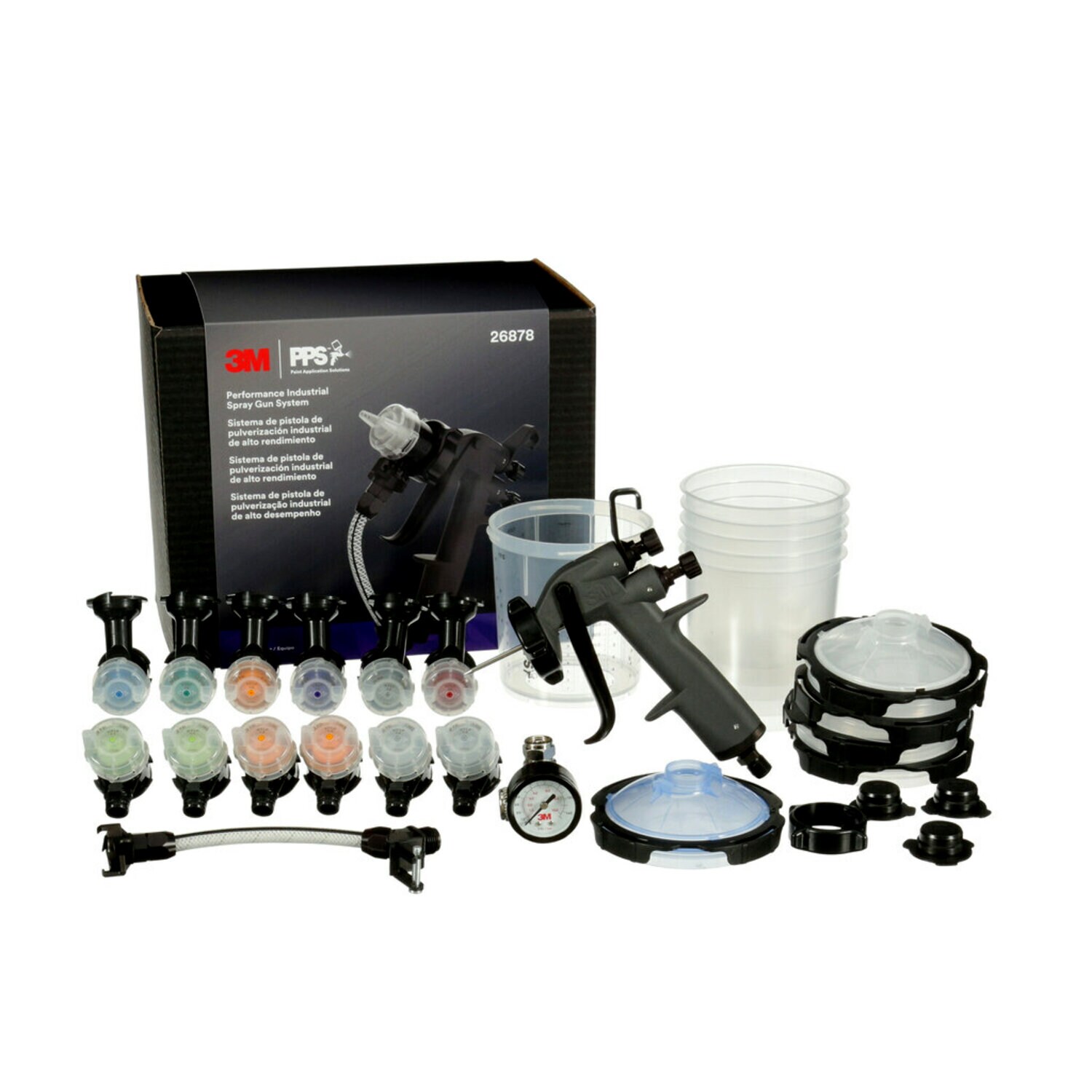 7100228108 - 3M Performance Industrial Spray Gun System 26878, 2 Kits/Case