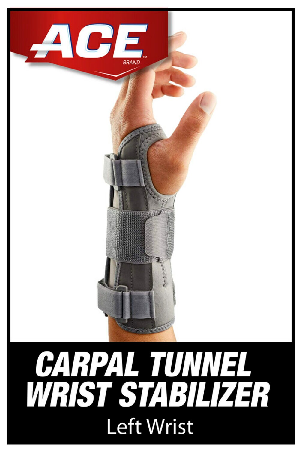 7100144957 - ACE Carpal Tunnel Wrist Stabilizer, Left, 205276, One Size