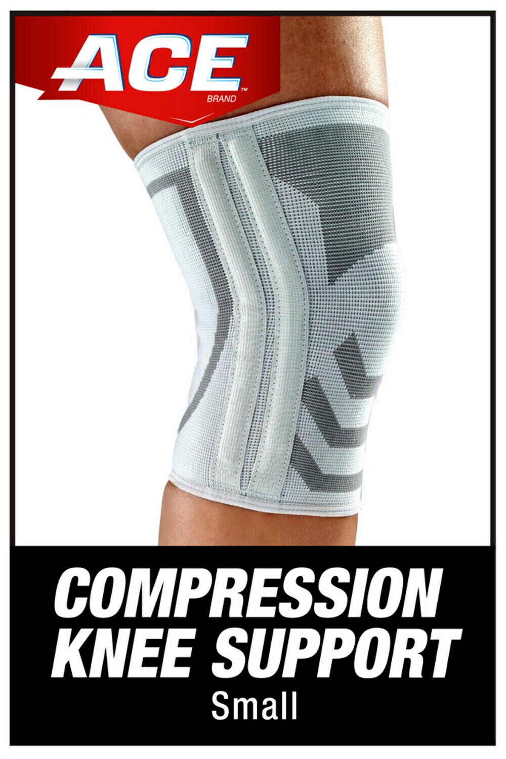 7100263237 - ACE Compression Knee Brace w/Side Stabilizers 207353, S