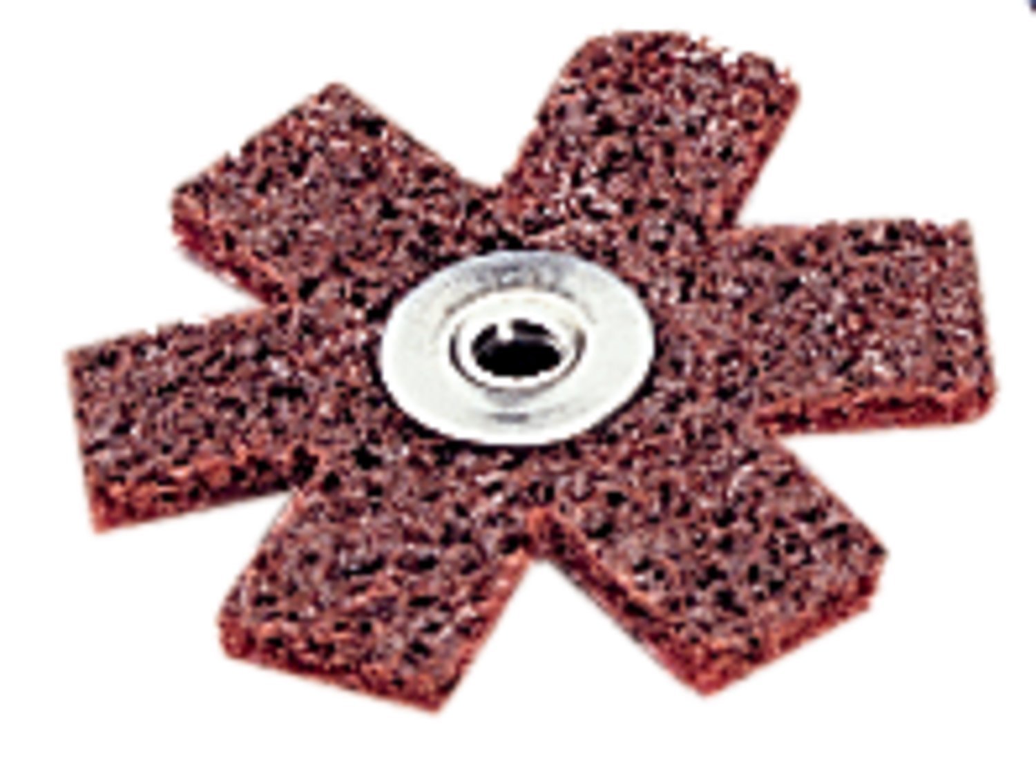 7100118978 - Standard Abrasives Surface Conditioning Star, 724606, 2 in x 1/4-20,
MED, 50 ea/Case