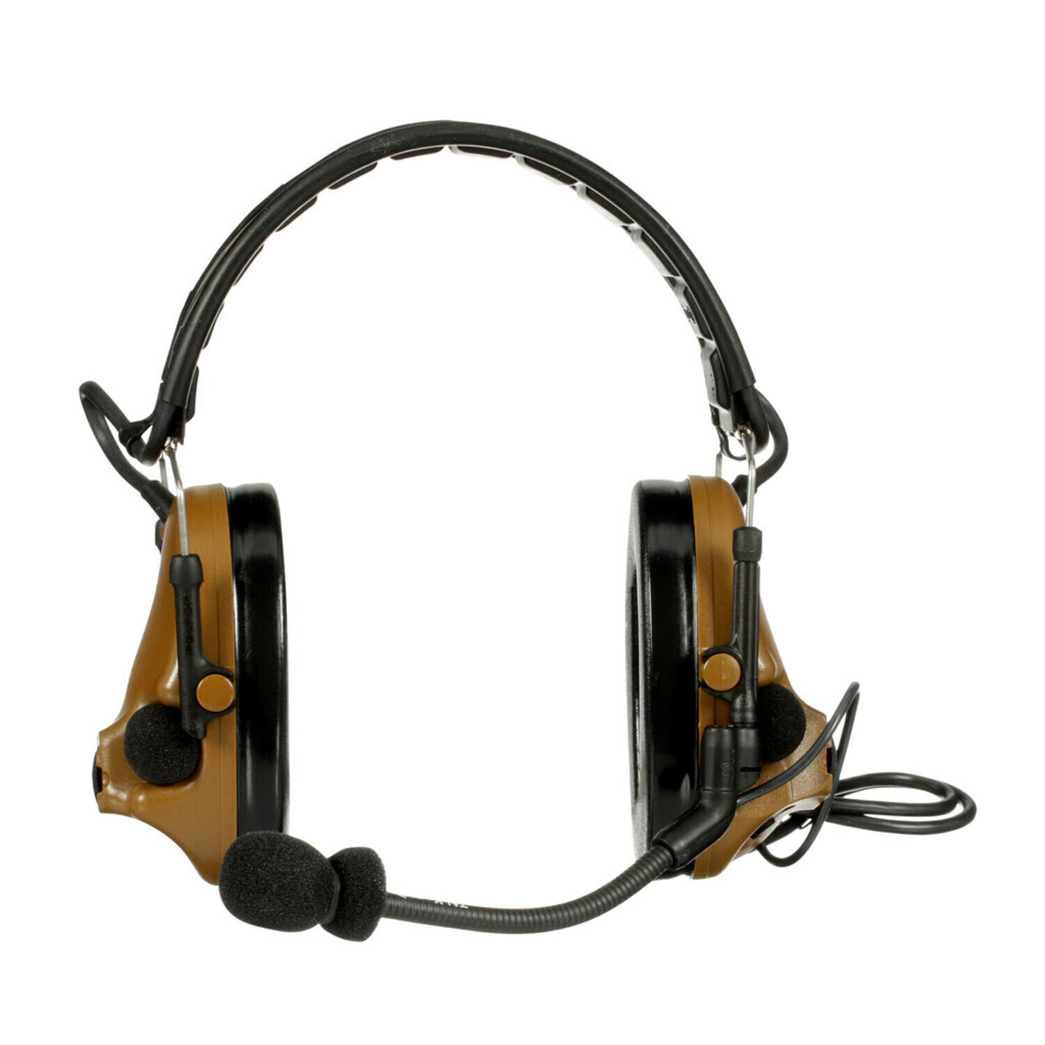 7100223433 - 3M PELTOR ComTac V Headset MT20H682FB-47 CY, Foldable, Single Lead,
Standard Dynamic Mic, NATO Wiring, Coyote, 10 ea/Case