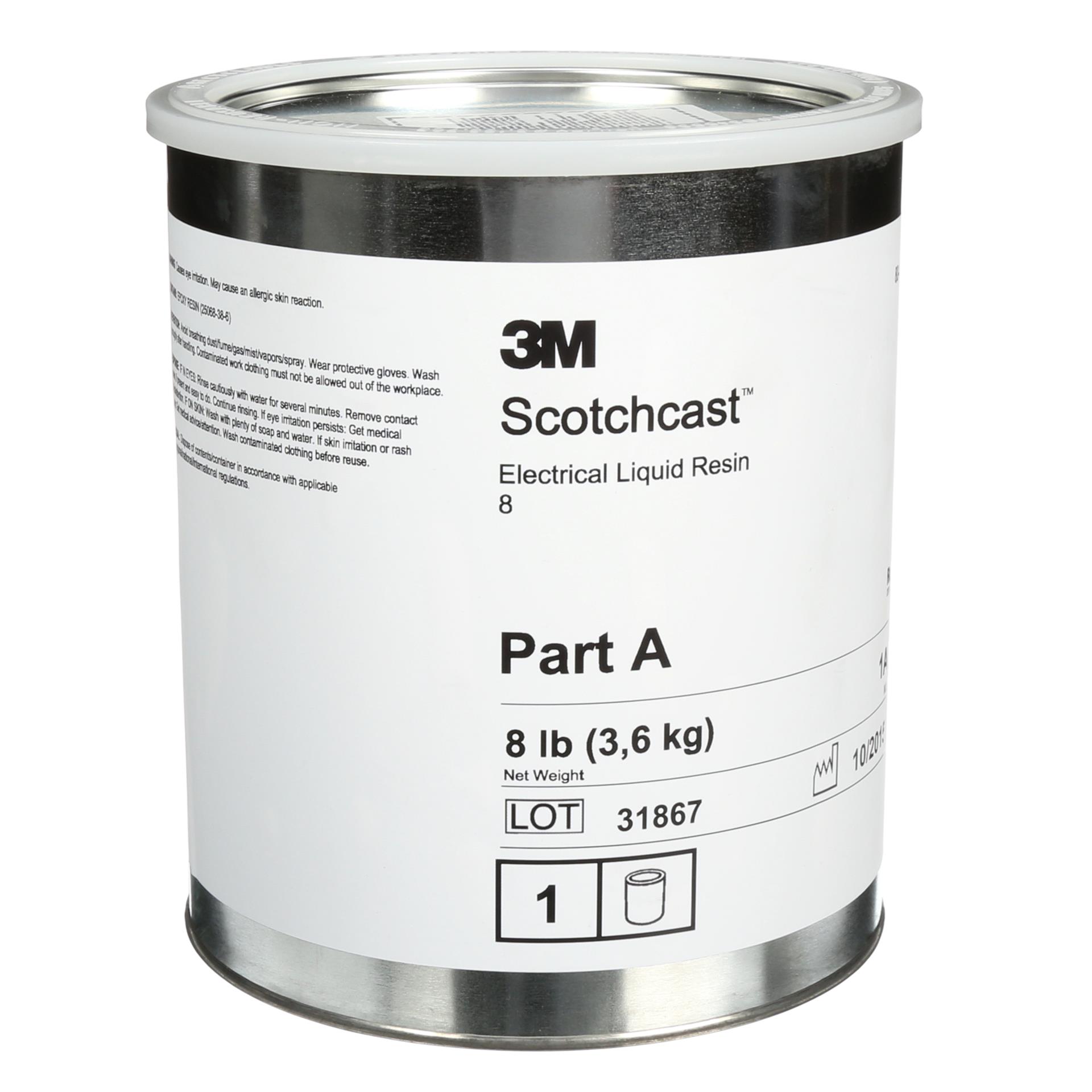 50051128613622 3M™ Scotchcast™ Electrical Resin 8N, 1-lb. units, 1/Case  Aircraft products electrical-resins 9394338