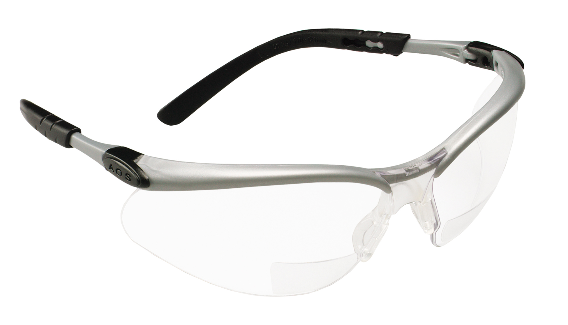 Gray Lens 3M Fuel Sport High Performance Safety Eyewear Silver & Black Frame 