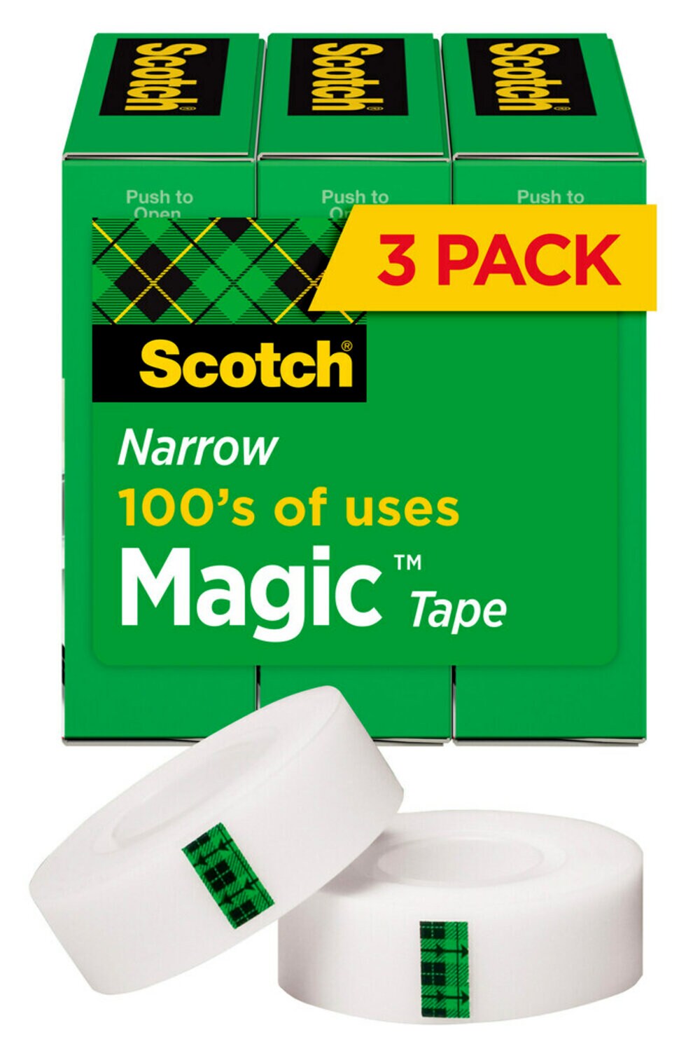 7010382934 - Scotch Magic Tape 810H3 1/2 in x 1296 in