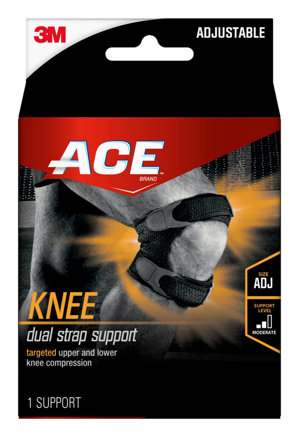 7010412932 - ACE Dual Strap Knee Support, 907100, Adjustable