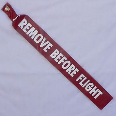 Aircraft Remove Before Flight Kit Dispenser Cover with 24 Streamer  NAS1756-24