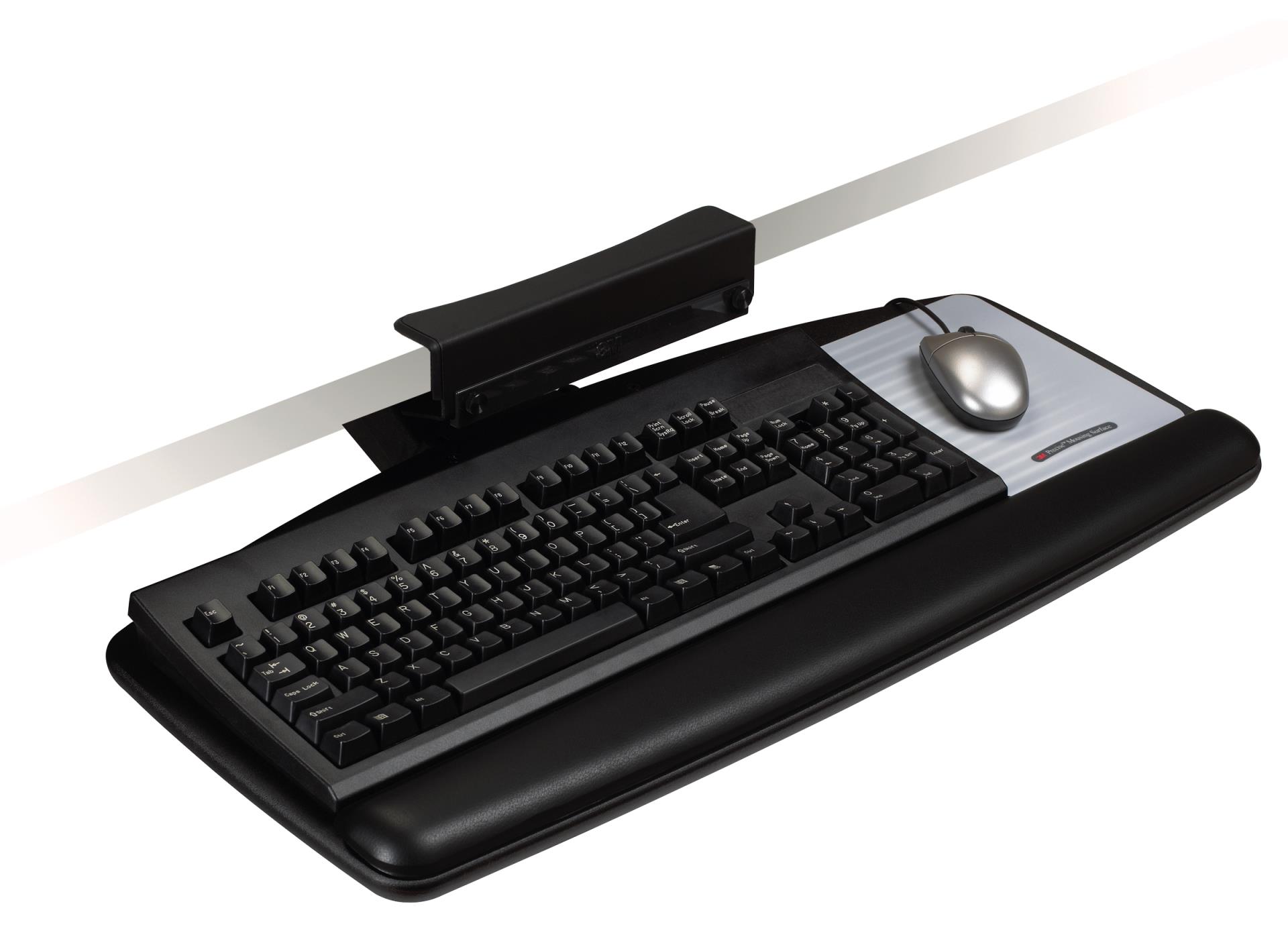 00021200983108 3M™ Adjustable Keyboard Tray, AKT65LE, 19.5 in x 27 in x  in Aircraft products 3M 9379888